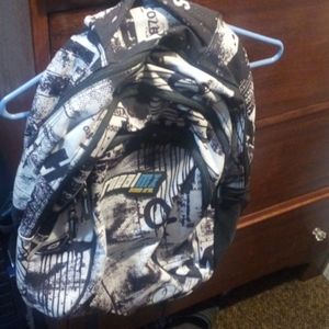 O'Neil MX black and white backpack